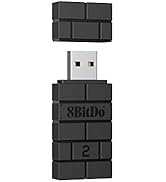 8Bitdo Wireless USB Adapter 2 for Switch/Switch OLED, Windows, Mac & Raspberry Pi Compatible with...
