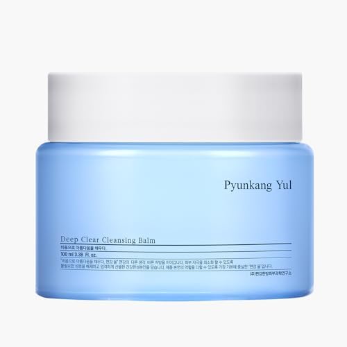 Pyunkang Yul [PKY] Deep Clear Cleansing Balm, All in One Facial Cleanser for Heavy Makeup Removal, Moisturized Finish with Plant Based Oil, Korean Skincare (3.38 Fl.Oz, 100ml)