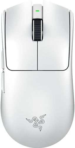 Razer Viper V3 Pro Wireless Esports Gaming Mouse: Symmetrical - 55g Lightweight - 8K Polling - 35K DPI Optical Sensor - Gen3 Optical Switches - 8 Programmable Controls - 95 Hr Battery - White