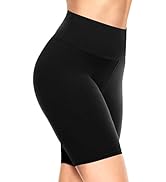 TNNZEET Biker Shorts for Women - 8" High Waisted Tummy Control Spandex Workout Yoga Shorts with P...