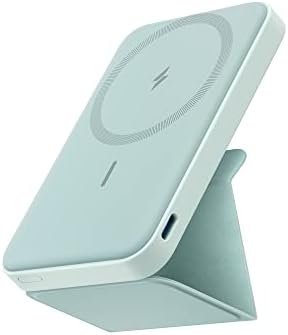 Anker Magnetic Battery, 5,000mAh Foldable Magnetic Wireless Portable Charger with Stand and USB-C (On The Side), Magsafe-Compatible with iPhone 15/15 Plus/15 Pro/15 Pro Max, iPhone14/13 Series