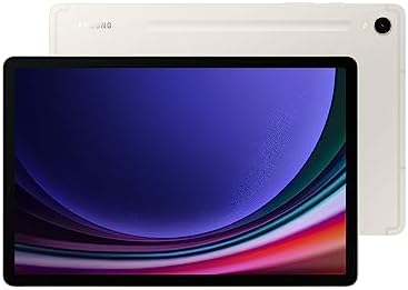 SAMSUNG Galaxy Tab S9 11” 256GB WiFi 7 Android AI Tablet, Snapdragon 8 Gen 2 Processor, AMOLED Screen, S Pen Included, Long Battery Life, Auto Focus Camera, Dolby Audio, US Version, 2023, Beige