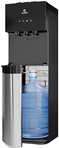 Avalon Bottom Loading Water Cooler Water Dispenser with BioGuard- 3 Temperature Settings - Hot, Cold & Room Water, Durable Stainless Steel Construction, Anti-Microbial Coating- UL Listed