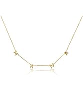 Mama Necklace Dainty Necklace, 14k Gold Dipped Necklaces For Women, Christmas Gifts for Mom | 14 ...