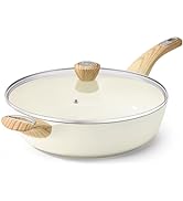 SENSARTE Nonstick Frying Pan, 12 Inch Large Skillet Pan, Induction Cookware, 5Qt Non Stick Saute ...