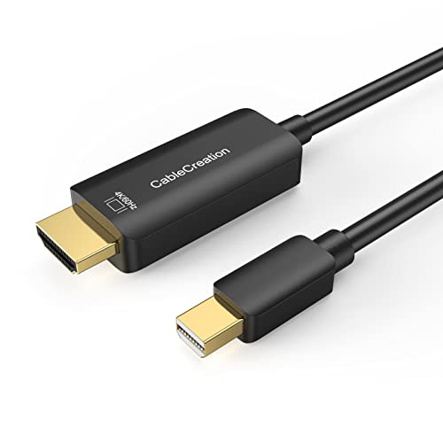 CableCreation Active Mini DisplayPort to HDMI Cable 4K@60Hz HDR, 6ft Thunderbolt 2 (Mini DP) to HDMI Cable Compatible with Surface Pro/Dock/Book, MacBook Air/Pro, iMac, Monitor, HDTV, Projector