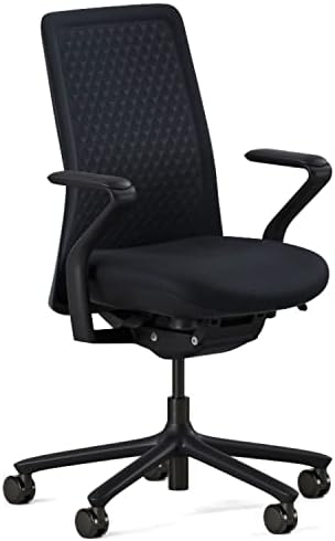 Branch Verve Chair - High Performance Executive Office Chair with Contoured Seat Back and Adjustable Lumbar Rest - High Density Foam Cushion with Aluminum Base - Up to 275 lbs - Galaxy