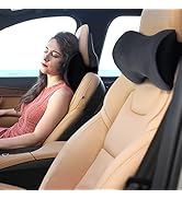 SPRFUFLY Make Relaxing Car Headrest Pillow, Car Pillow for Driving with Adjustable Strap, Breatha...