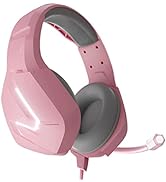 Orzly Gaming Headset (Pink) for PC and Gaming Consoles PS5, PS4, Xbox Series X | S, Xbox ONE, Nin...