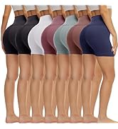 TNNZEET Biker Shorts for Women - 5''/3'' High Waisted Summer Tummy Control Workout Spandex Shorts...