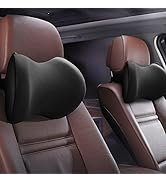 Super Comfy Car Headrest Pillow, Car Pillow for Neck Pain Relief with Adjustable Strap, 100% Memo...