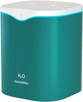 Humidifiers 2L Air Humidifier Essential Oil Diffuser Double Nozzle with LED Light Ultrasonic Humidifiers Aromatherapy Diffuser Quiet Humidifier (Color : 1)