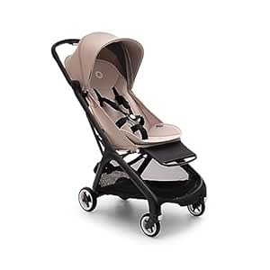 Bugaboo Butterfly - 1 Second Fold Ultra-Compact Stroller - Lightweight &amp; Compact - Great for Travel (Desert Taupe)