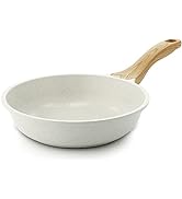 SENSARTE Nonstick Ceramic Frying Pan Skillet, 8-Inch Omelet Pan, Healthy Non Toxic Chef Pan, Indu...