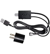 Jolt Switch USB in-Line Amplifier for TV Antenna - w/ 6 ft. USB Cable, Coaxial Cable, USB Power A...