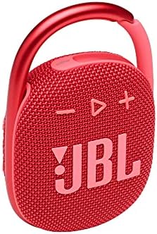 JBL Clip 4 - Portable Mini Bluetooth Speaker, Big Audio and Punchy bass, Integrated Carabiner, IP67 Waterproof and dustproof, 10 Hours of Playtime (Renewed)