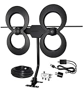 Antennas Direct ClearStream 4MAX Complete TV Antenna, Indoor Outdoor, UHF VHF, Multi-Directional,...