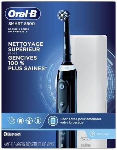 Oral-B Smart 5500 Electric Rechargeable Toothbrush, Black