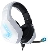 Orzly Gaming Headset (White) for PC and Gaming Consoles PS5, PS4, Xbox Series X | S, Xbox ONE, Ni...