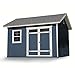 Handy Home Products Beachwood 10x12 Do-it-Yourself Wooden Storage Shed Tan