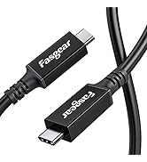Fasgear USB 4 Cable 8.2ft Long 40Gbps USB C to Type C Cable 8K@60Hz Video USB-C Moniter Cable 100...