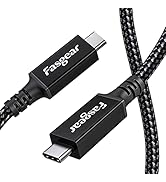 Fasgear USB 4 Cable 3ft, 40Gbps USB C to Type C Data Cord 100W Fast Charging Single Display 8K 60...
