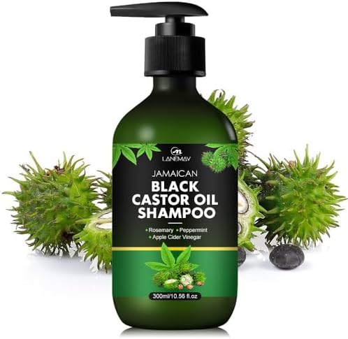 Jamaican Black Castor Oil Shampoo and Conditioner Set for Thinning Hair, and Regrowth, Hair Thickening Shampoo Revive Moisturize Grow Healthy Hair, Black Castor Oil Shampoo for Men and Women (1pc)