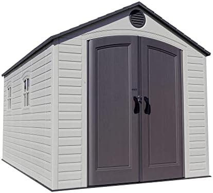 Lifetime 6402 Outdoor Storage Shed, 8 by 12.5 Feet; 2 windows