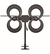 Antennas Direct ClearStream 4MAX UHF VHF Indoor Outdoor TV Antenna, Multi-Directional, 70+ Mile R...