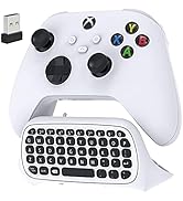 Keyboard for Xbox Series X/S/One/One S Controller, Wireless Chatpad Bluetooth Gaming Keypad with ...