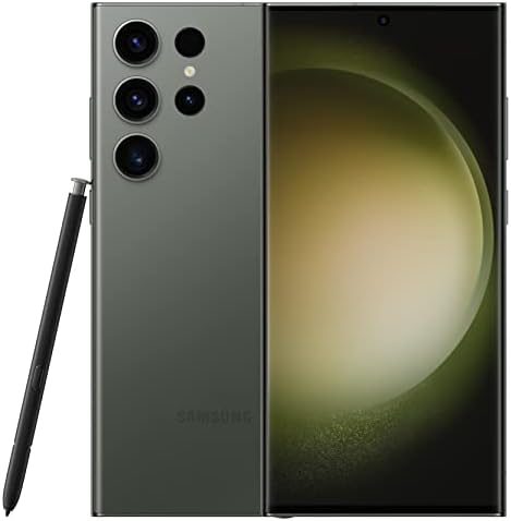 SAMSUNG Galaxy S23 Ultra Series AI Phone, Unlocked Android Smartphone, 512GB Storage, 12GB RAM, 200MP Camera, Night Mode, Long Battery Life, S Pen, US Version, 2023, Green
