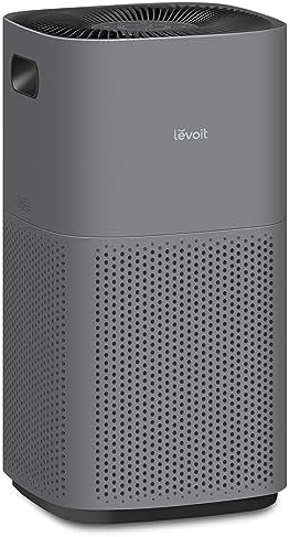 LEVOIT Air Purifiers for Home Large Room, Covers Up to 3175 Sq. Ft, Smart WiFi and PM2.5 Monitor, 3-in-1 Filter Captures Particles, Smoke, Pet Allergies, Dust, Pollen, Alexa Control, Core 600S, Gray