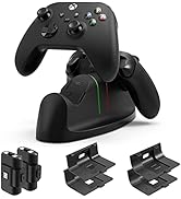 Charger for Xbox Series X|S Controller- Dual Dock Charging Station Compatible with Xbox Core Cont...