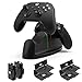 Controller Charger for Xbox One/Series X|S Controller, Dual Charging Station Dock with 2x1400mAH(3360mWH) Rechargeable Battery Packs & 4 Battery Covers for Xbox One/S/Elite/Core Controller
