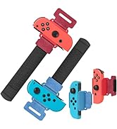Auarte 2 Pack Wrist Band for Nintendo Switch Dance Games, Adjustable Wrist Strap for Just Dance 2...