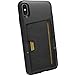Smartish iPhone Xs Max Wallet Case - Wallet Slayer Vol. 2 [Slim Protective Kickstand] Credit Card Holder for Apple iPhone 10S Max (Silk) - Black Tie Affair