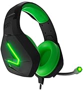 Orzly Gaming Headset (Green) for PC and Gaming Consoles PS5, PS4, Xbox Series X | S, Xbox ONE, Ni...