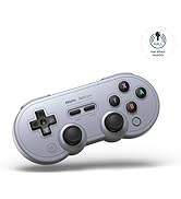 8BitDo SN30 Pro Bluetooth Controller, Hall Effect Joystick Update, Compatible with Switch, PC, ma...