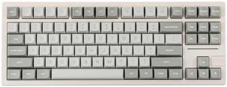 EPOMAKER x Feker Galaxy80 Gaming Keyboard, Aluminum Alloy Wireless Mechanical Keyboard, BT5.0/2.4G/USB-C Gasket-Mounted Keyboard, Hot Swappable, NKRO Creamy Keyboard (White, Marble White Switch)
