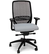HON Nucleus Recharged Black Office Chair Ergonomic Suspended Seat Mesh Back Computer Desk Chair f...