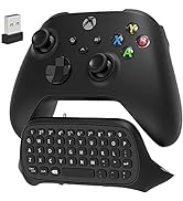 Controller Keyboard for Xbox Series X/S/One/One S, Wireless Gaming Chatpad Message Keypad with US...