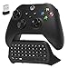 Keyboard for Xbox Series X/S/One/One S Controller, Wireless Gaming Chatpad Message Keypad with USB Receiver, Audio/Headset Jack Game Accessories for Xbox (Controller Not Included),Black