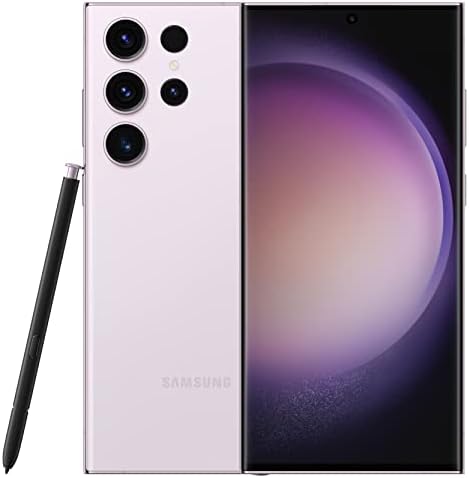 SAMSUNG Galaxy S23 Ultra Series AI Phone, Factory Unlocked Android Smartphone, 512GB Storage, 12GB RAM, 200MP Camera, Night Mode, Long Battery Life, S Pen, US Version, 2023, Lavender