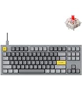 Keychron Q3 QMK/VIA Wired Custom Mechanical Keyboard, Full Aluminum Tenkeyless Layout 87 Keys, Pr...
