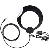 Antennas Direct ClearStream Eclipse Amplified TV Antenna, 50+ Mile Range, Multi-Directional, Grip...