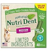 Nylabone Nutri Dent Natural Dental Fresh Breath Flavored Chew Treats