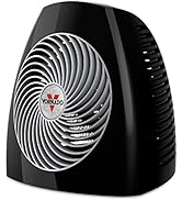 Vornado MVH Vortex Heater with 3 Heat Settings, Adjustable Thermostat, Tip-Over Protection, Auto ...