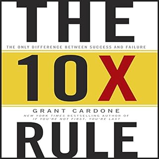 The 10X Rule Audiobook By Grant Cardone cover art