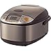 Zojirushi NS-TSC10 5-1/2-Cup (Uncooked) Micom Rice Cooker and Warmer, 1.0-Liter, Stainless Brown