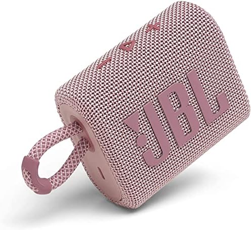 JBL Go 3 Portable Waterproof Wireless IP67 Dustproof Outdoor Bluetooth Speaker (Pink)
